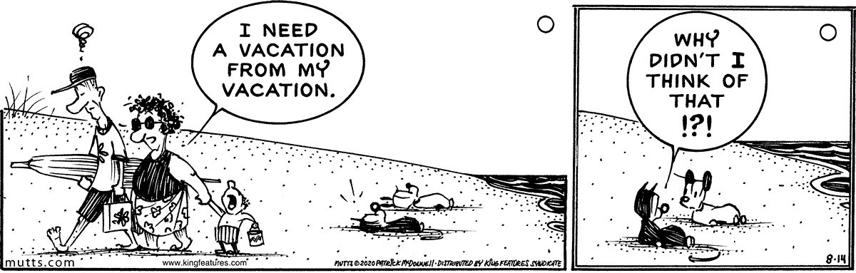August 14 2020, Daily Comic Strip