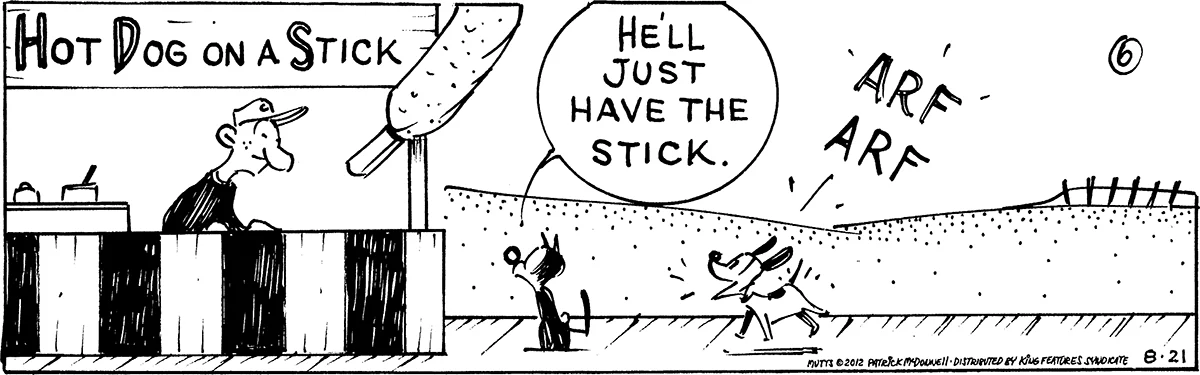 August 21 2012, Daily Comic Strip