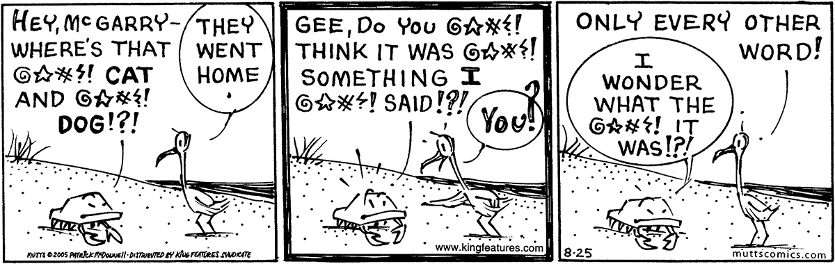 August 25 2005, Daily Comic Strip
