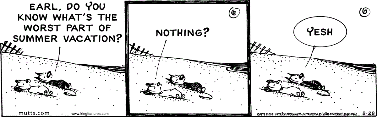 August 28 2021, Daily Comic Strip