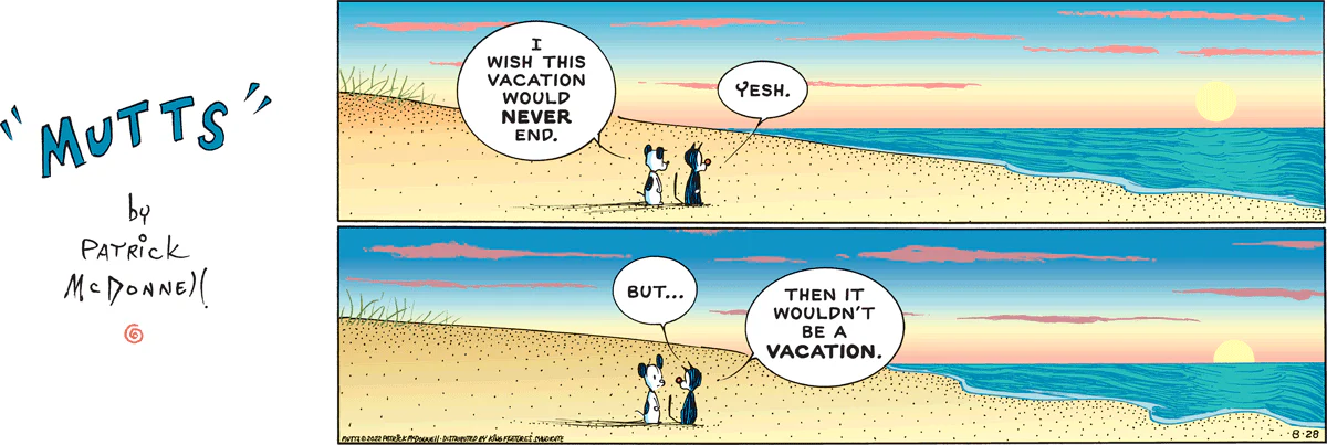 August 28 2022, Sunday Comic Strip