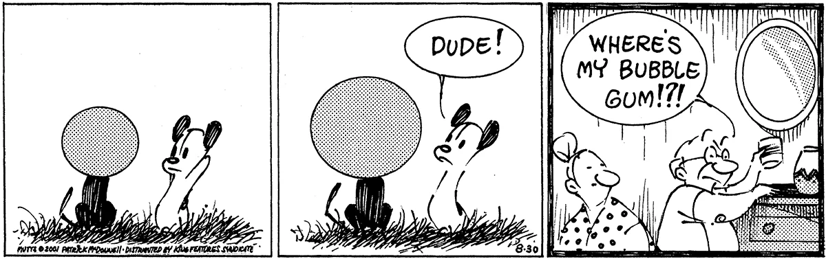 August 30 2001, Daily Comic Strip