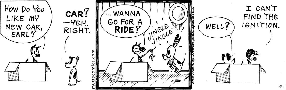 September 1 2003, Daily Comic Strip