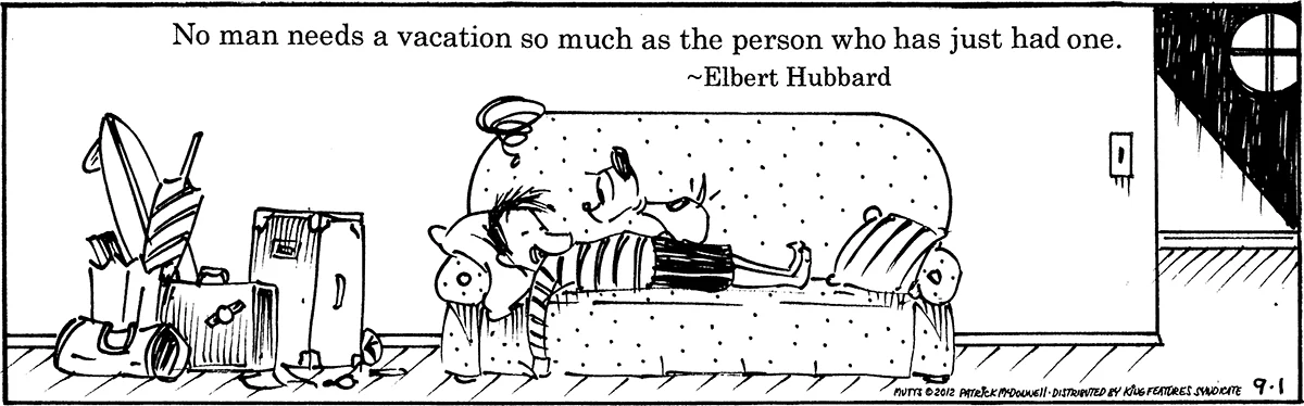 September 1 2012, Daily Comic Strip