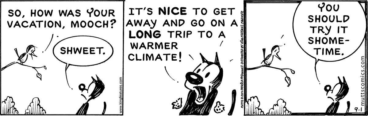 September 1 2014, Daily Comic Strip