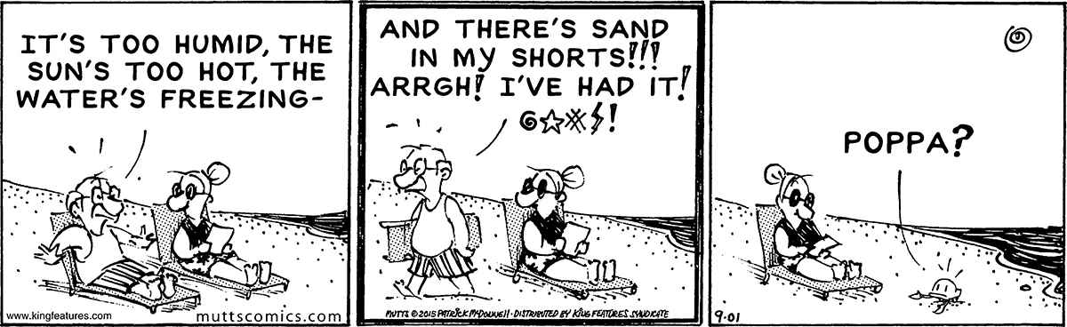 September 1 2015, Daily Comic Strip