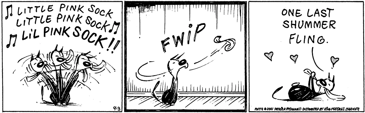 September 3 2001, Daily Comic Strip
