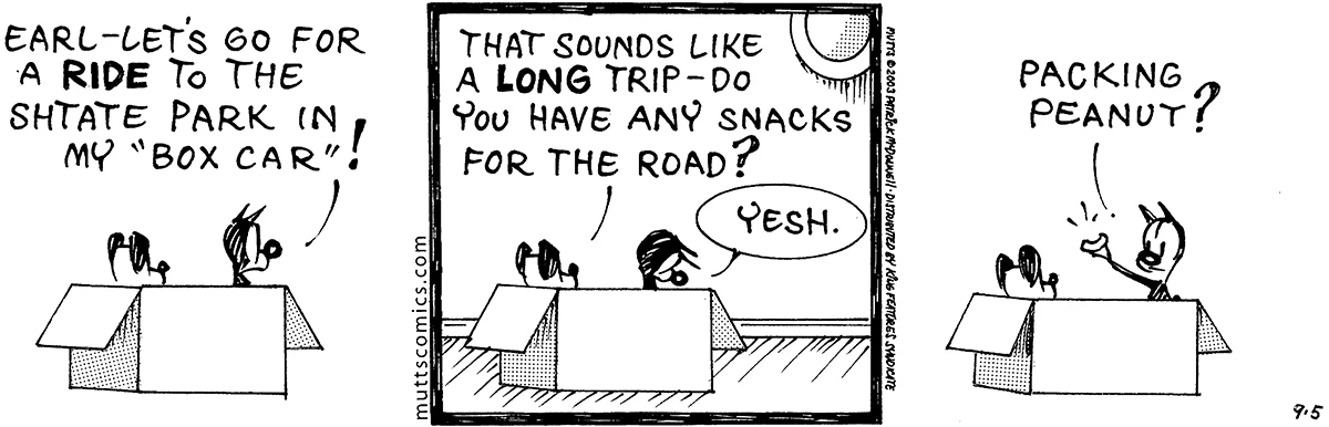 September 5 2003, Daily Comic Strip
