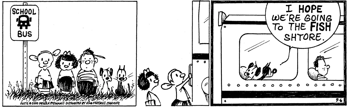 September 6 2000, Daily Comic Strip