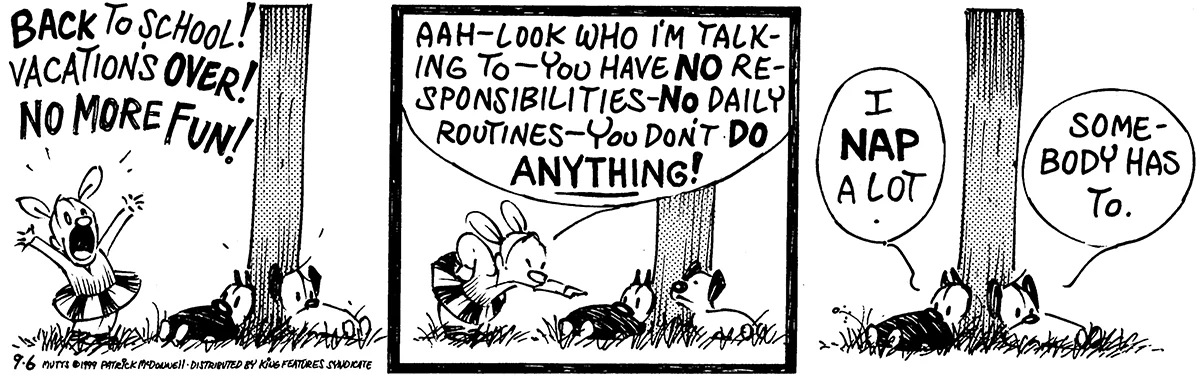 September 6 1999, Daily Comic Strip
