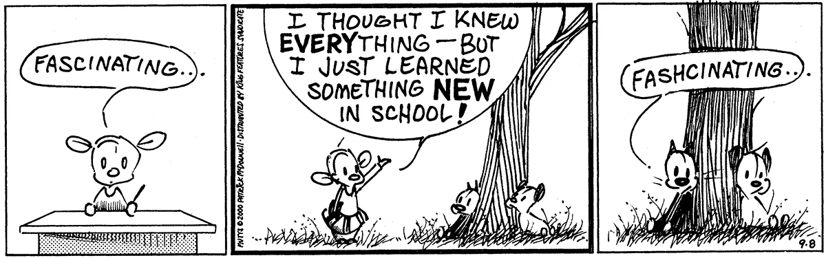 September 8 2000, Daily Comic Strip