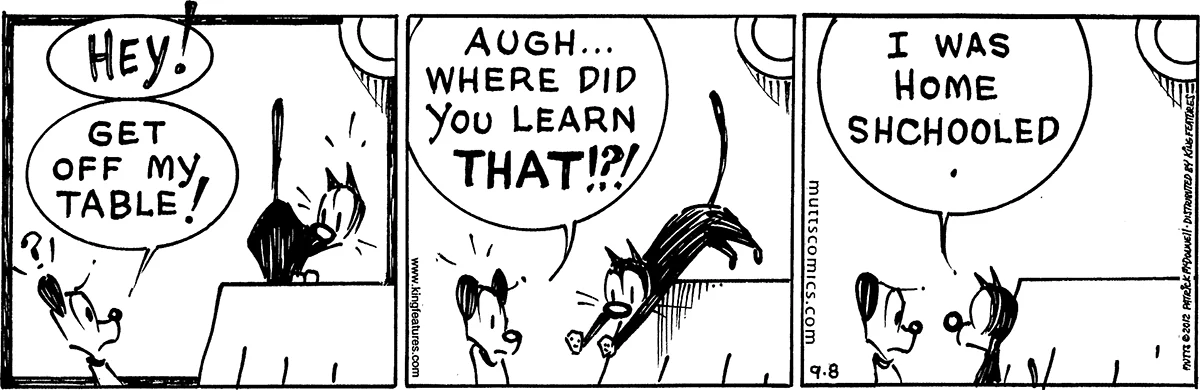 September 8 2012, Daily Comic Strip