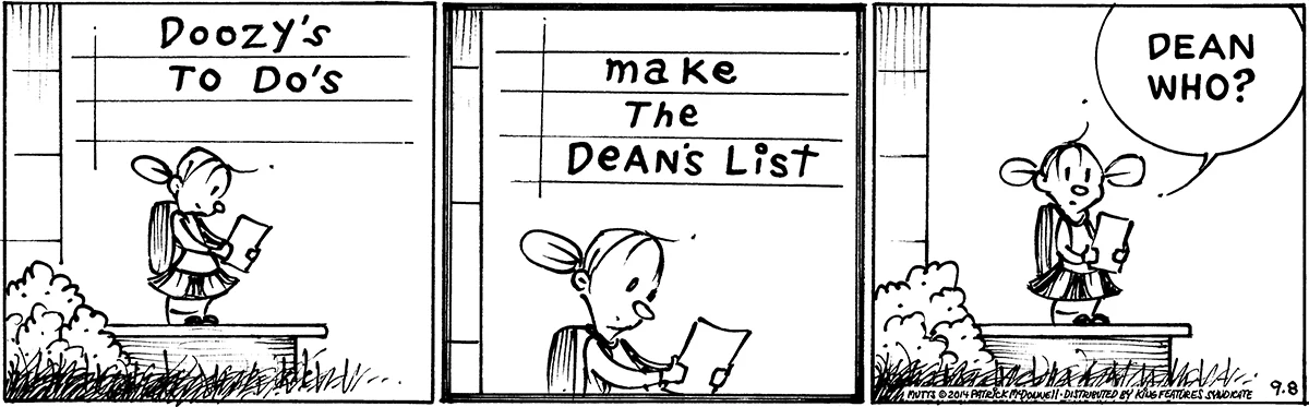 September 8 2014, Daily Comic Strip