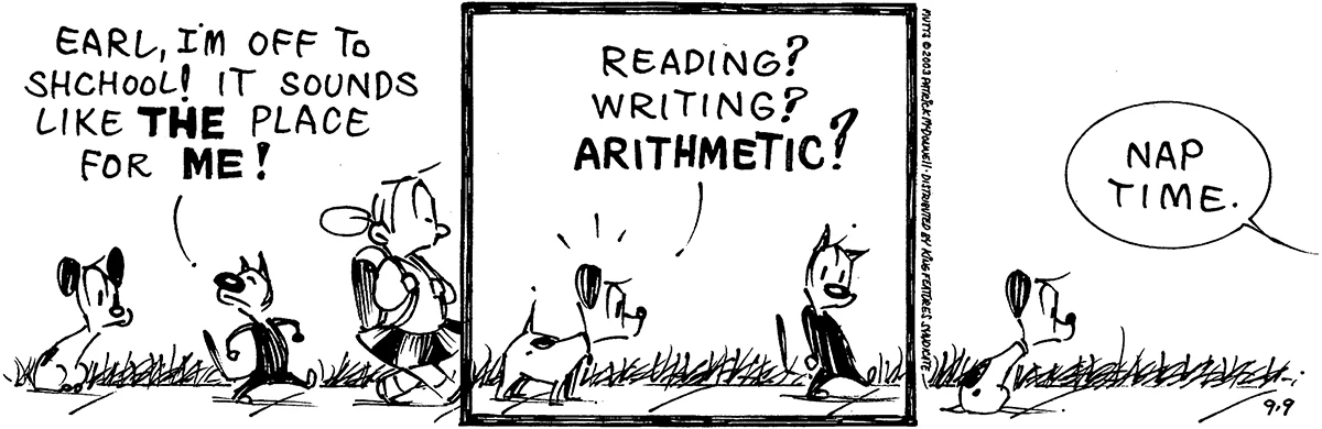 September 9 2003, Daily Comic Strip