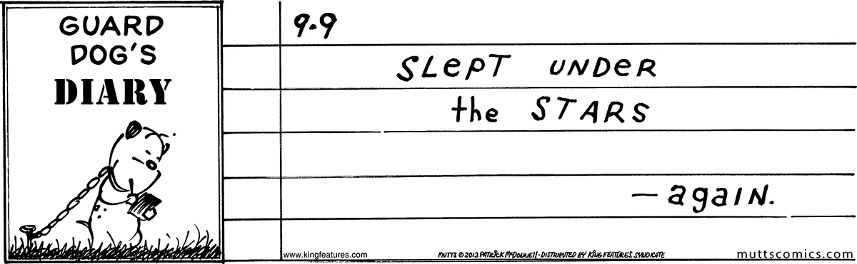 September 9 2013, Daily Comic Strip