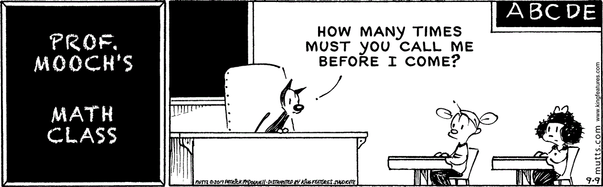 September 9 2019, Daily Comic Strip