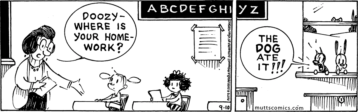 September 10 2008, Daily Comic Strip