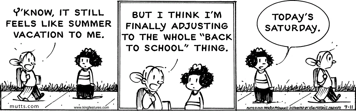 September 11 2021, Daily Comic Strip