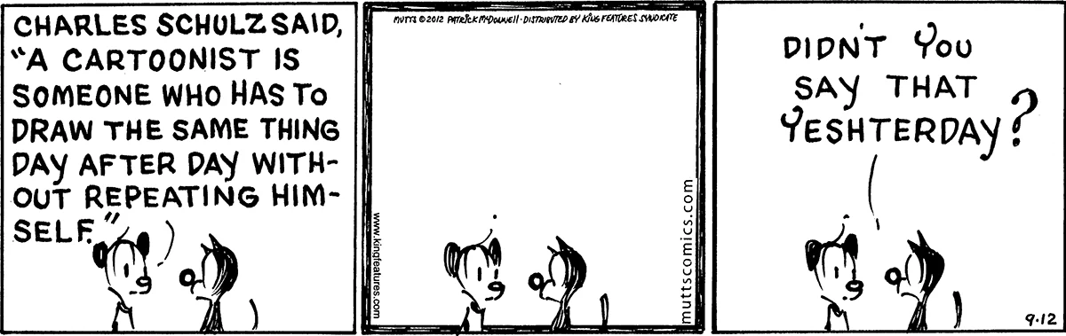 September 12 2012, Daily Comic Strip