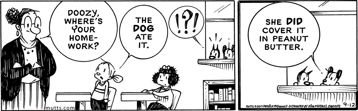 September 12 2019, Daily Comic Strip
