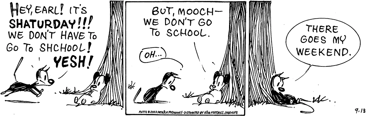 September 13 2003, Daily Comic Strip