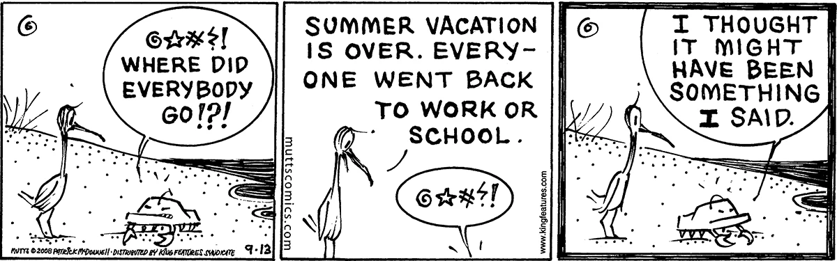 September 13 2008, Daily Comic Strip