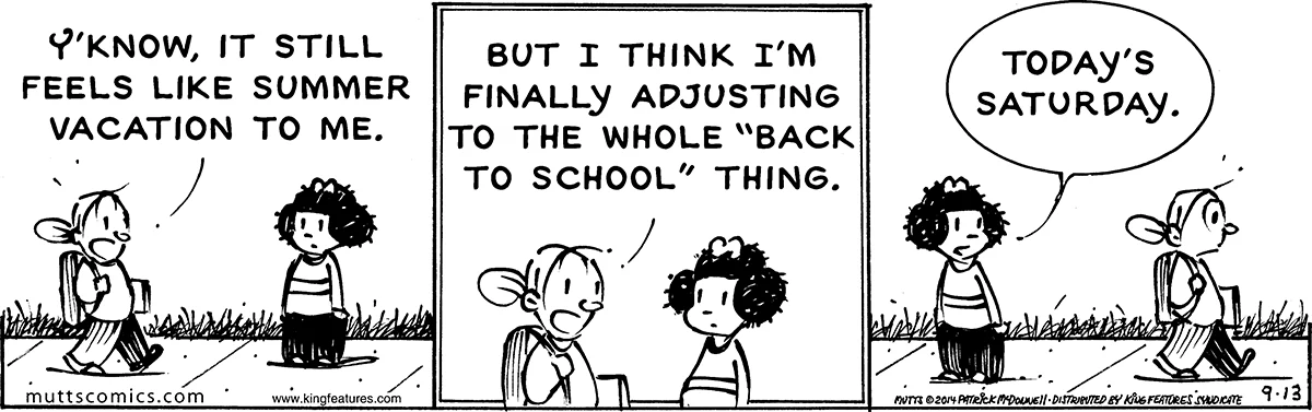 September 13 2014, Daily Comic Strip