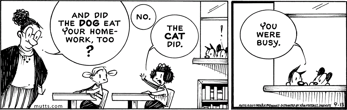 September 13 2019, Daily Comic Strip