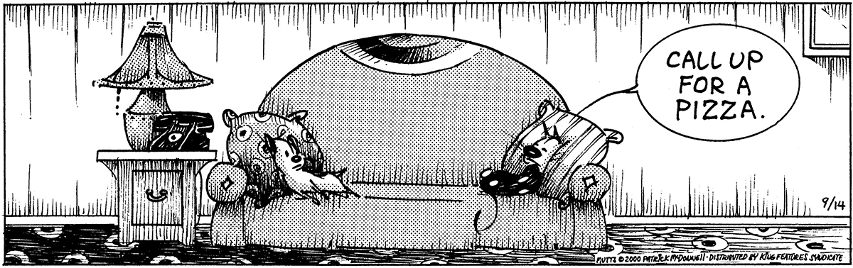 September 14 2000, Daily Comic Strip
