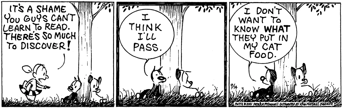 September 14 2001, Daily Comic Strip