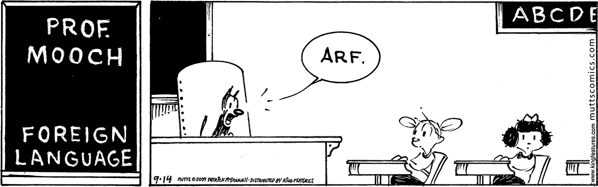 September 14 2009, Daily Comic Strip