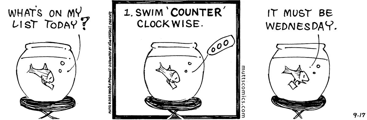 September 17 2003, Daily Comic Strip