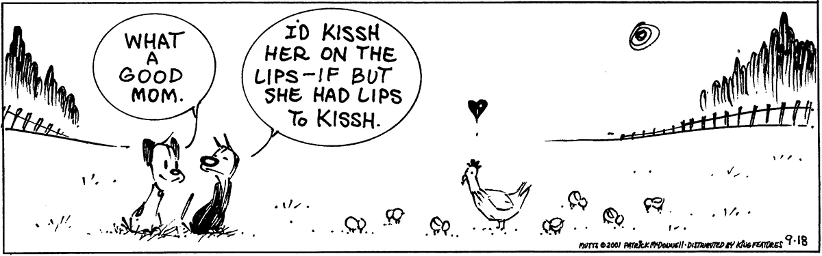 September 18 2001, Daily Comic Strip