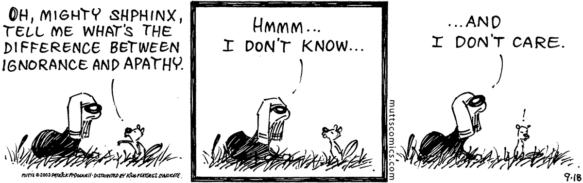 September 18 2003, Daily Comic Strip