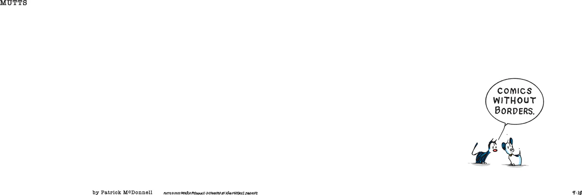 September 18 2022, Sunday Comic Strip