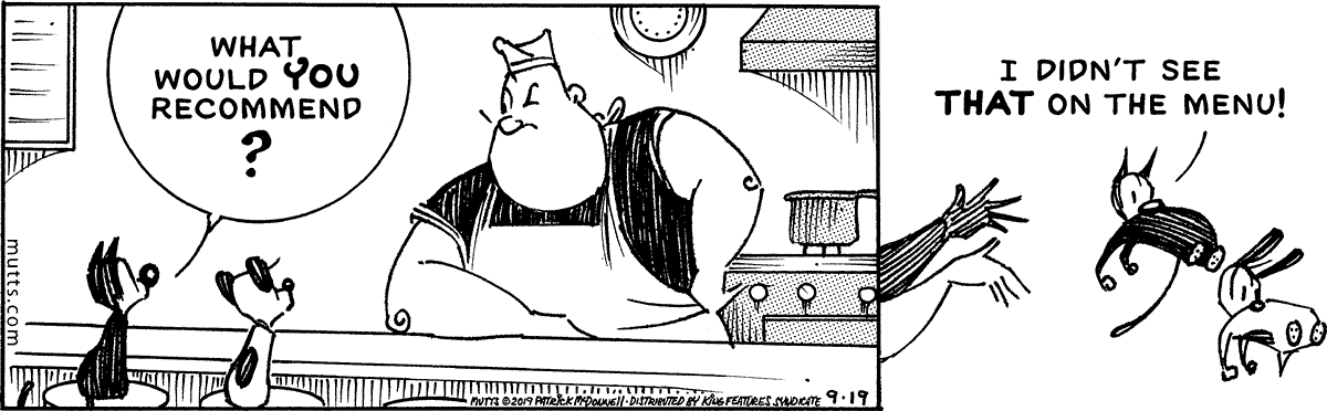 September 19 2019, Daily Comic Strip
