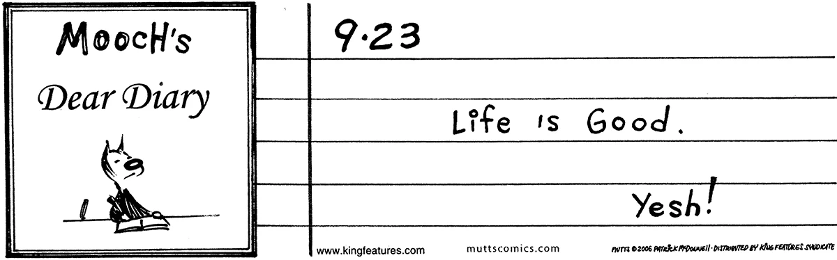 September 23 2006, Daily Comic Strip
