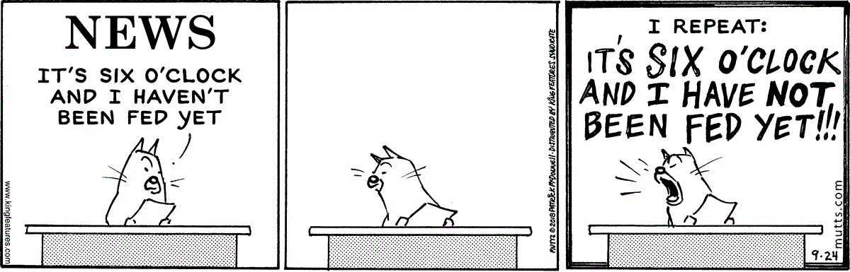 September 24 2018, Daily Comic Strip