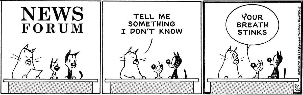 September 26 2018, Daily Comic Strip
