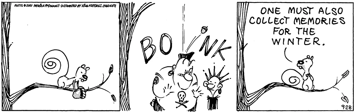 September 28 2001, Daily Comic Strip