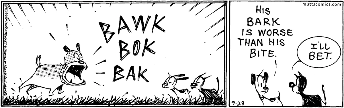 September 28 2004, Daily Comic Strip