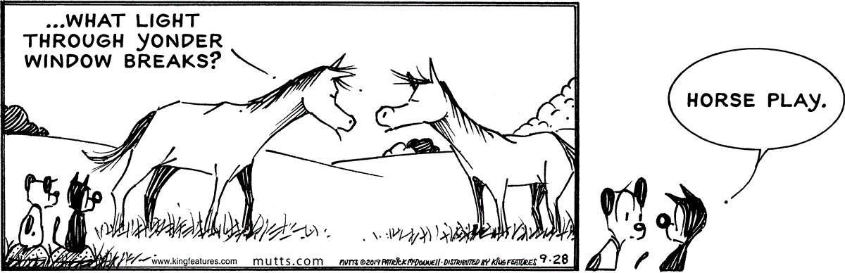 September 28 2019, Daily Comic Strip