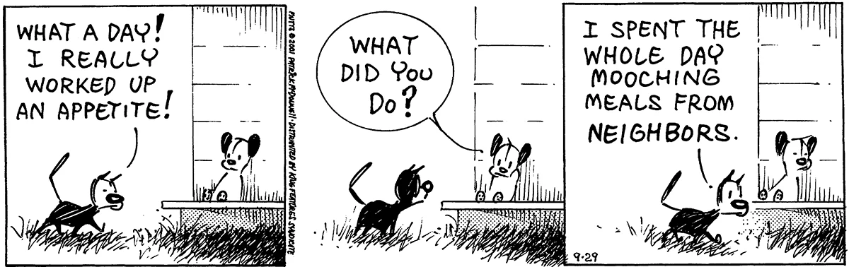 September 29 2001, Daily Comic Strip