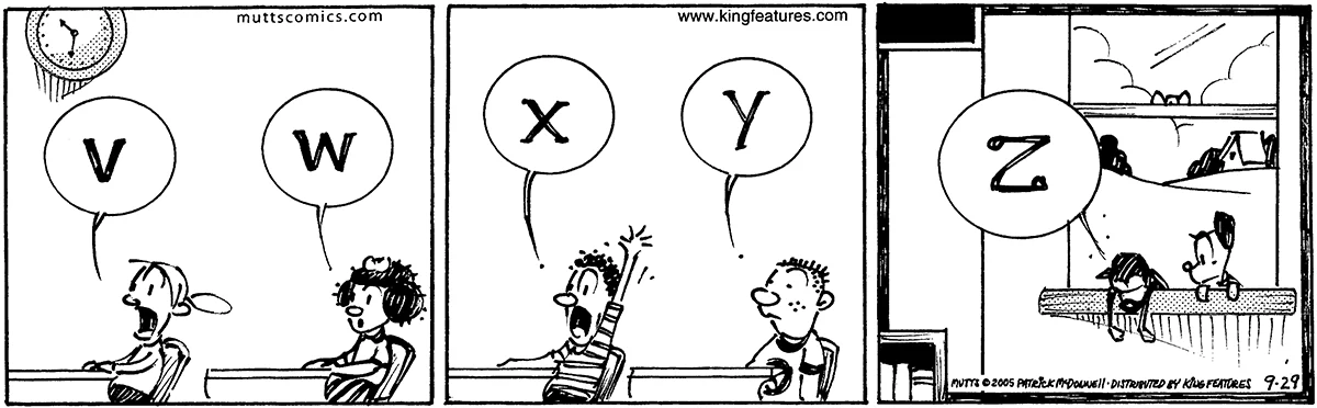 September 29 2005, Daily Comic Strip