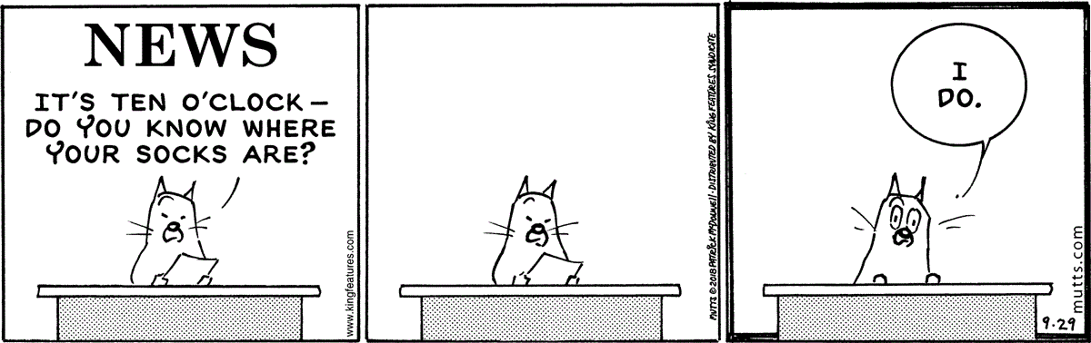 September 29 2018, Daily Comic Strip