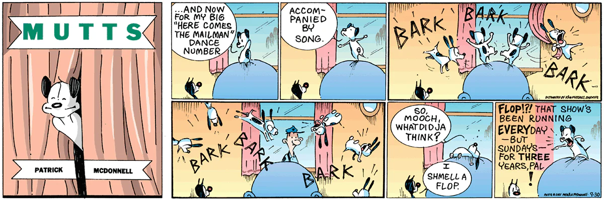 September 30 2001, Sunday Comic Strip