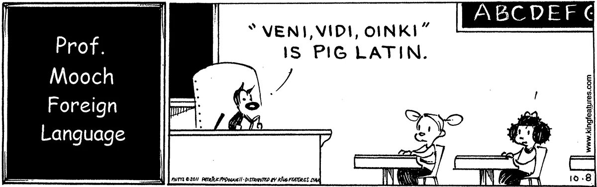 October 8 2011, Daily Comic Strip