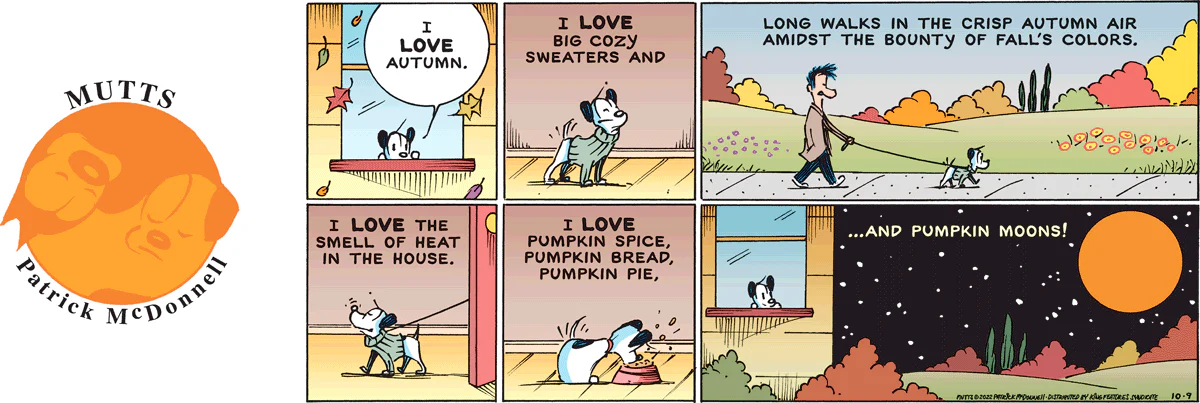 October 9 2022, Sunday Comic Strip