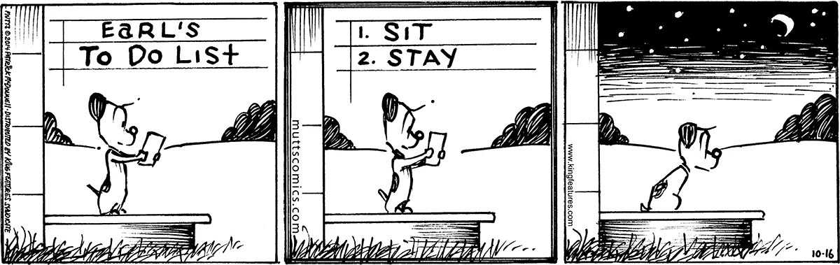 October 16 2014, Daily Comic Strip