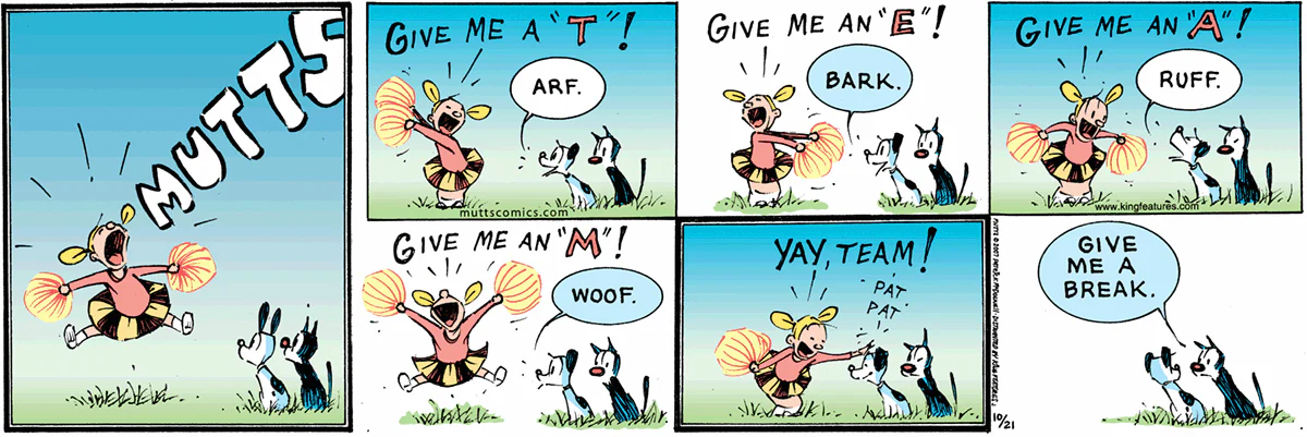October 21 2007, Sunday Comic Strip